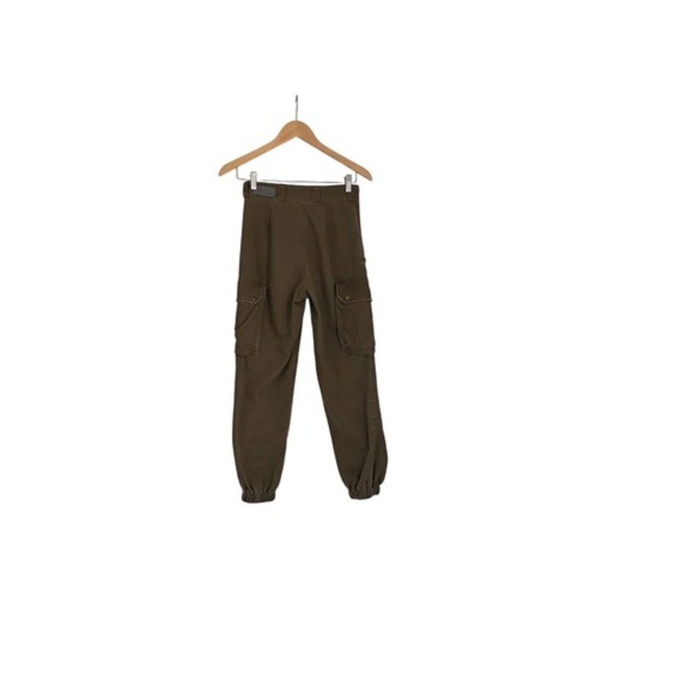 CARMAR CARMAR Olive Green Distressed Cargo Pants Size 26 VTG Grunge Style - Picture 7 of 15